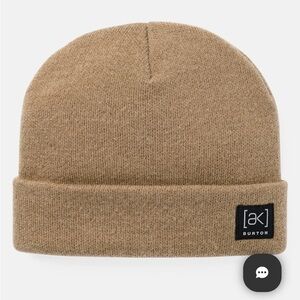 Burton AK Stagger Merino Wool Beanie / like new / khaki